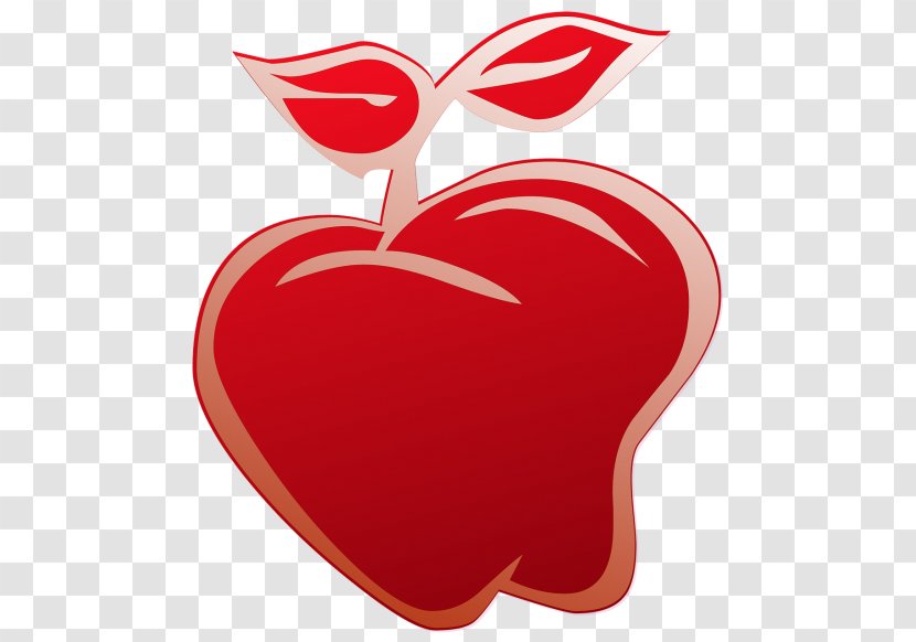 Love Heart Symbol - Carmine Transparent PNG