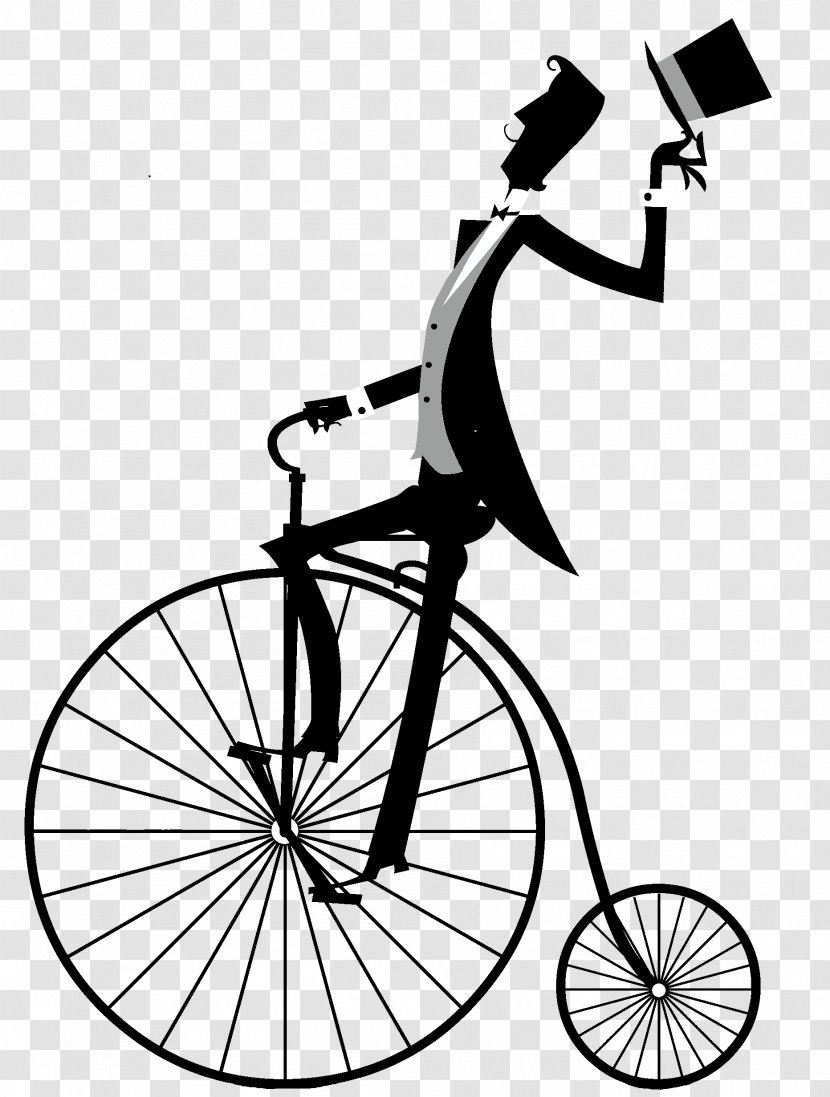 Bicycle Wheels Cycling Costume Clothing - Black And White - Boy On Bike 1960 Transparent PNG