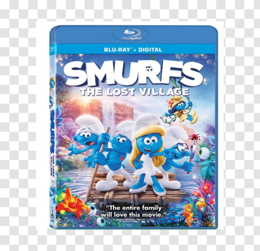 Blu-ray Disc Ultra HD The Smurfs Digital Copy 4K Resolution - Lost Village - Michael Caine Transparent PNG