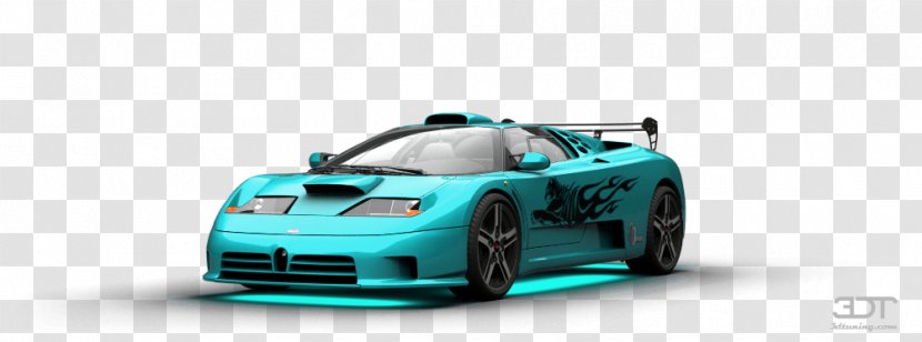 Compact Car Performance Supercar Automotive Design - Bugatti EB 110 Transparent PNG