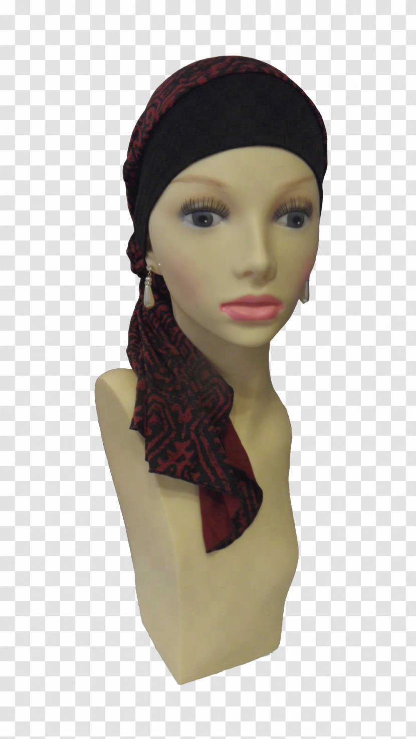 Maroon Neck Hat - Mannequin Transparent PNG