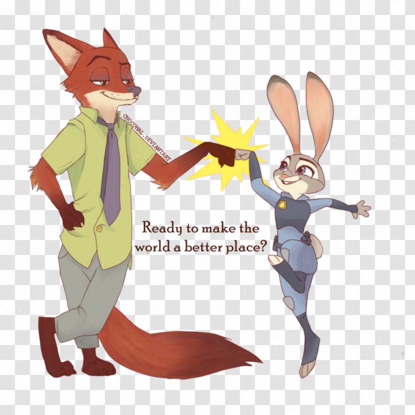 Lt. Judy Hopps Nick Wilde Finnick Furry Fandom - Tree - Lovely Wedding Transparent PNG