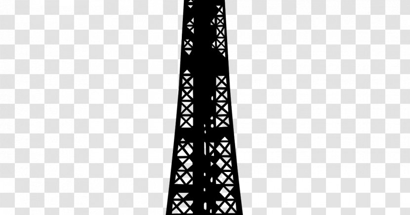 Brand Eiffel Tower Font - Monochrome Photography Transparent PNG