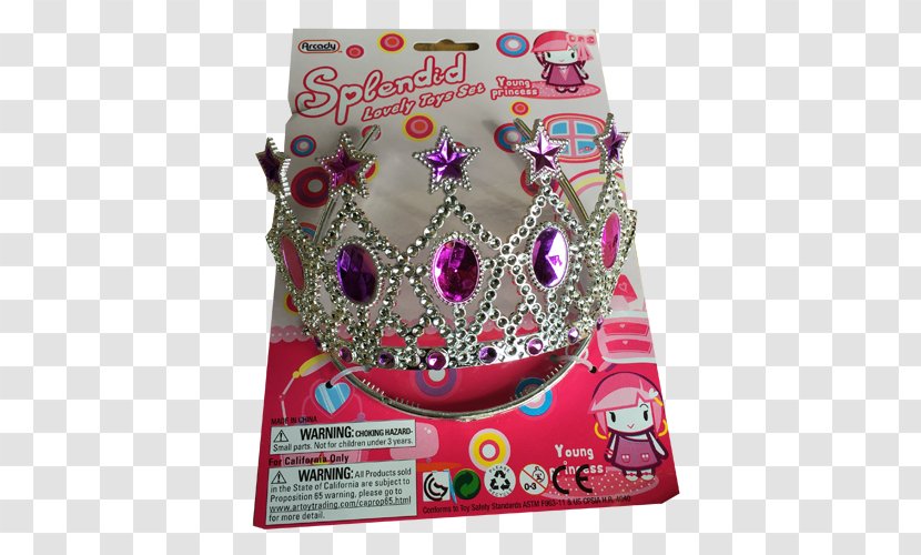 Magenta Pink M - Princess Crown Transparent PNG
