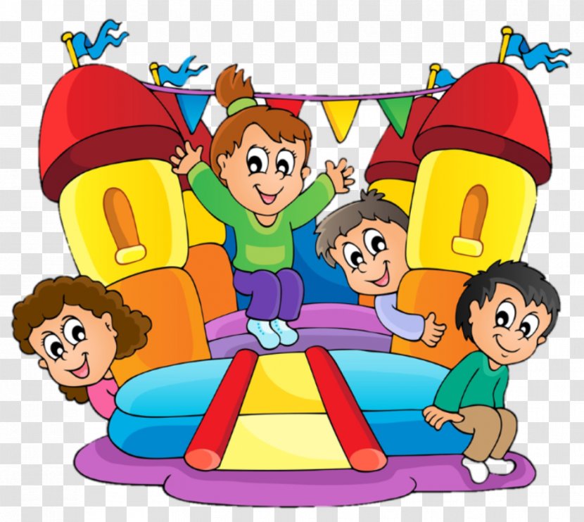 Clip Art Inflatable Bouncers Vector Graphics Openclipart Royalty-free - Child - Bouncy Castle Clipart Transparent PNG