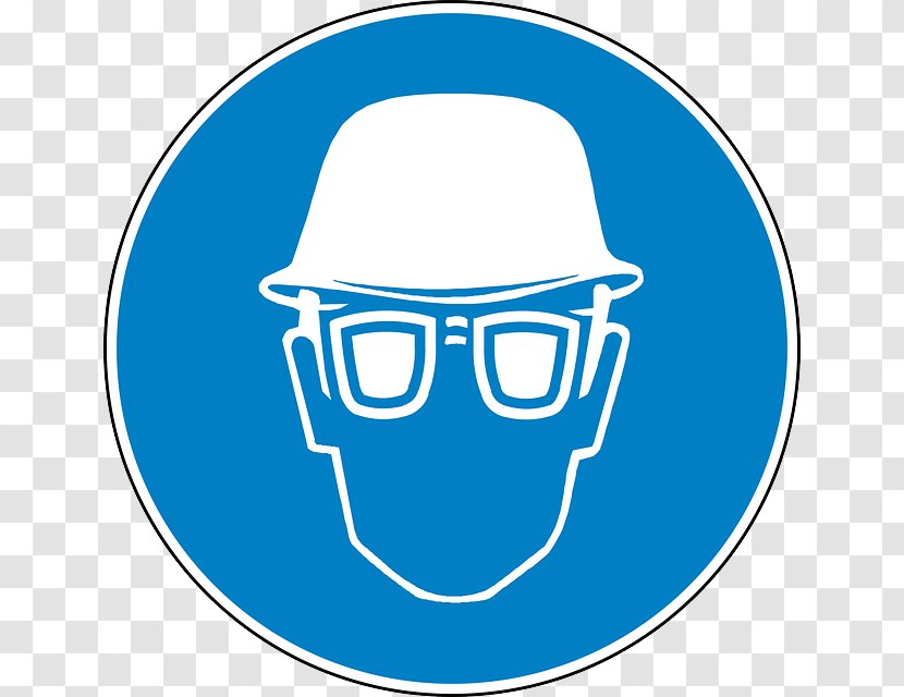 Eye Protection Hard Hats Goggles Symbol Personal Protective Equipment - Area - Safety Transparent PNG