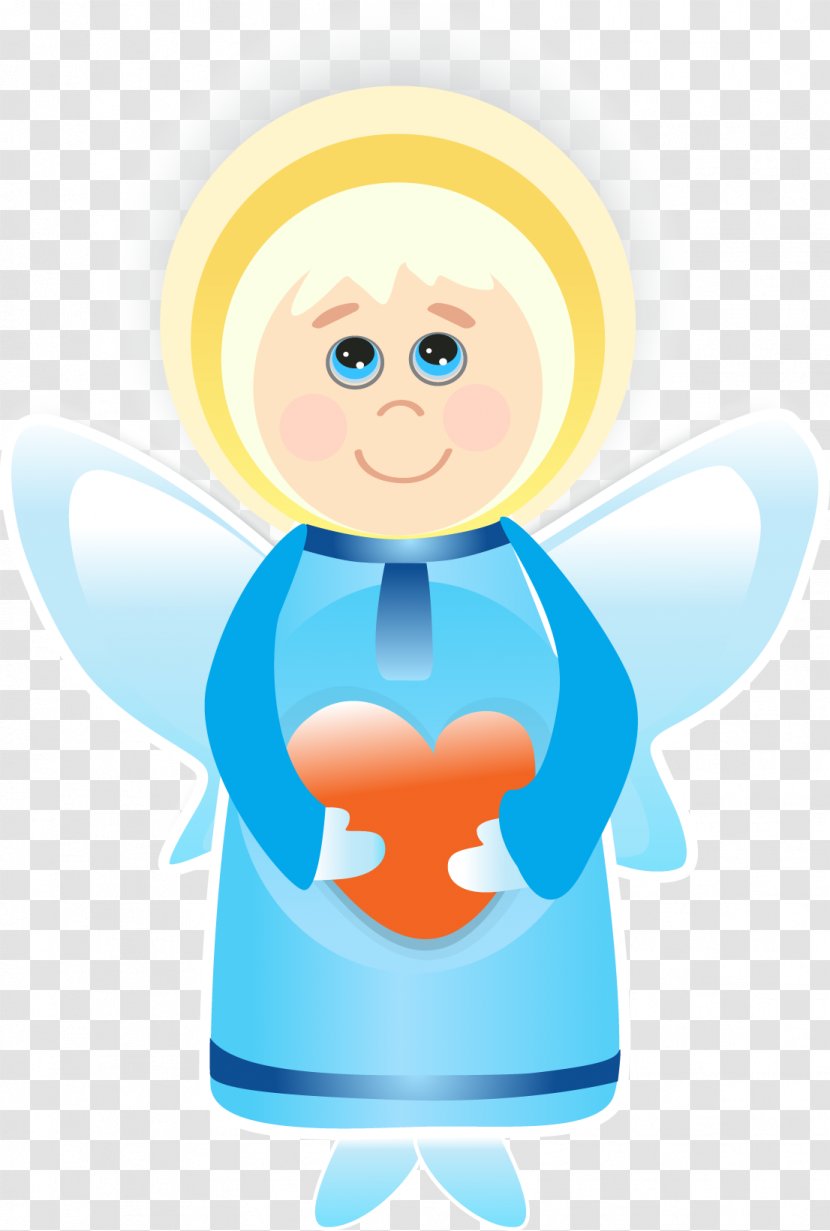 Angel Euclidean Vector Cherub Illustration - Heart Transparent PNG