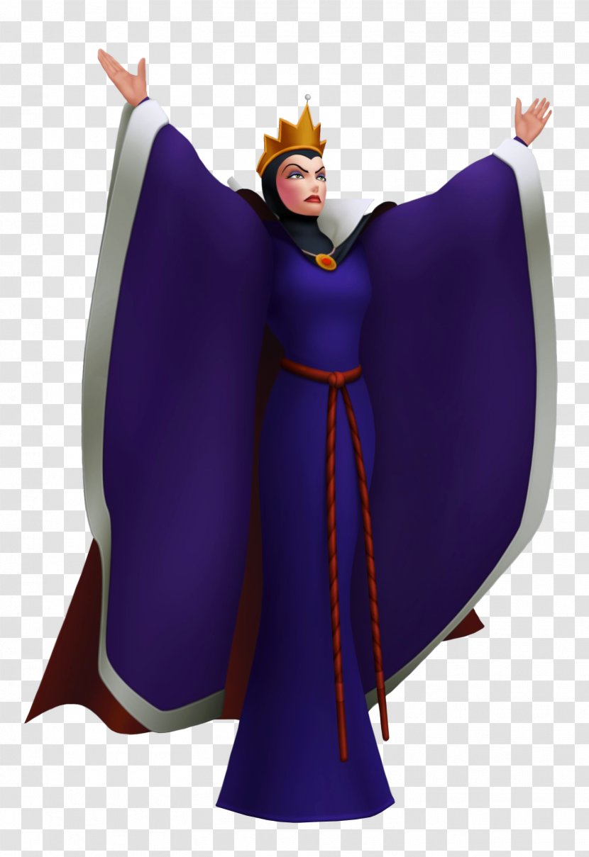 Kingdom Hearts Birth By Sleep Evil Queen Snow White - Electric Blue - Crown Cliparts Transparent PNG