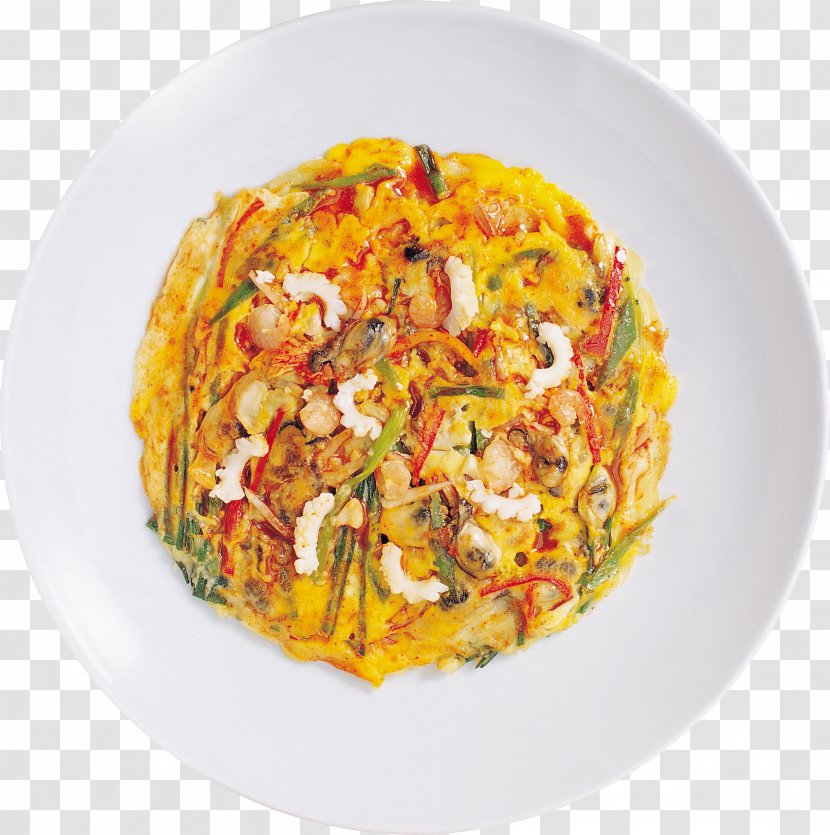 Italian Cuisine Breakfast Omelette Pizza Squid As Food - Scrambled Eggs Transparent PNG