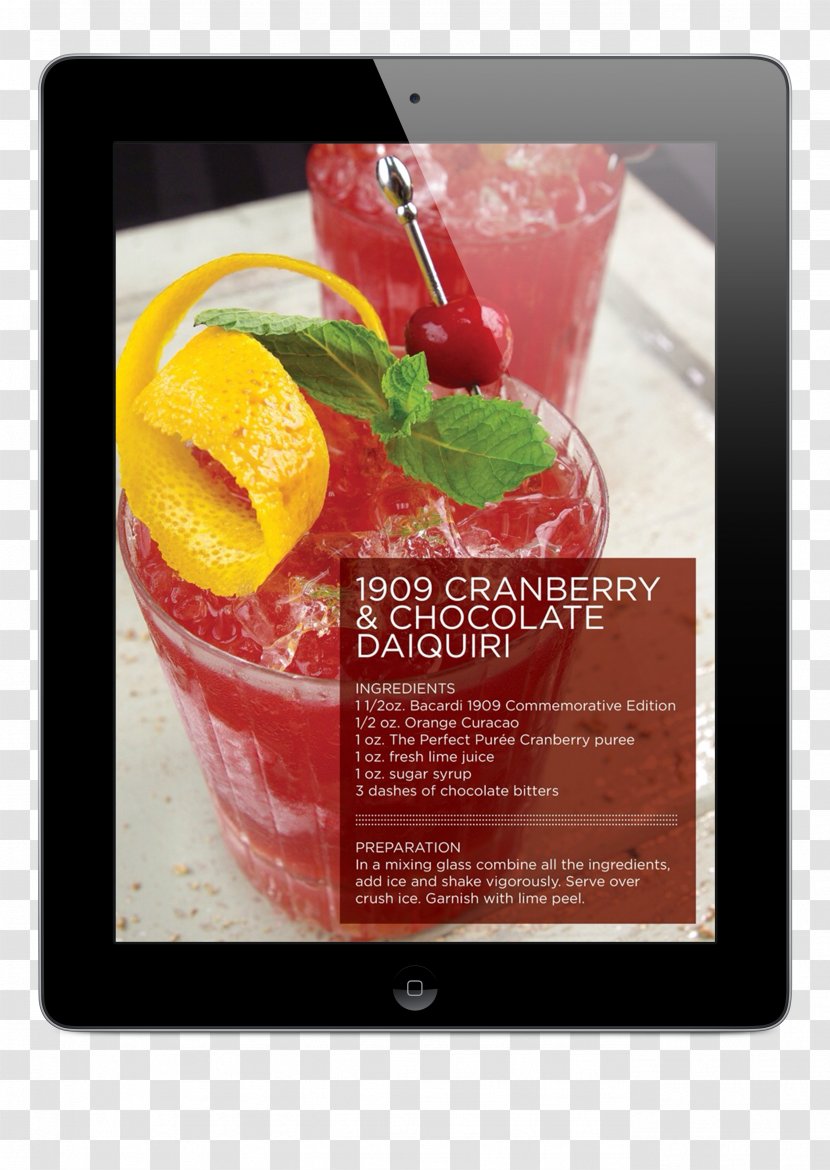 Daiquiri Recipe Chocolate Cranberry - Drink - Magzine Transparent PNG