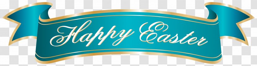 Easter Bunny Clip Art - Happy Banner Image Transparent PNG