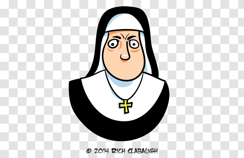 Nun Vow Religious Habit Cartoon Clip Art - Is - Facial Expression Transparent PNG