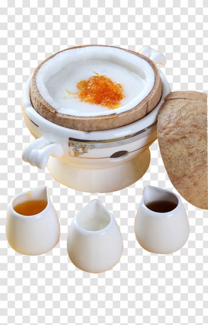 Edible Bird's Nest Roast Goose Download - Tableware - Coconut Stew Transparent PNG