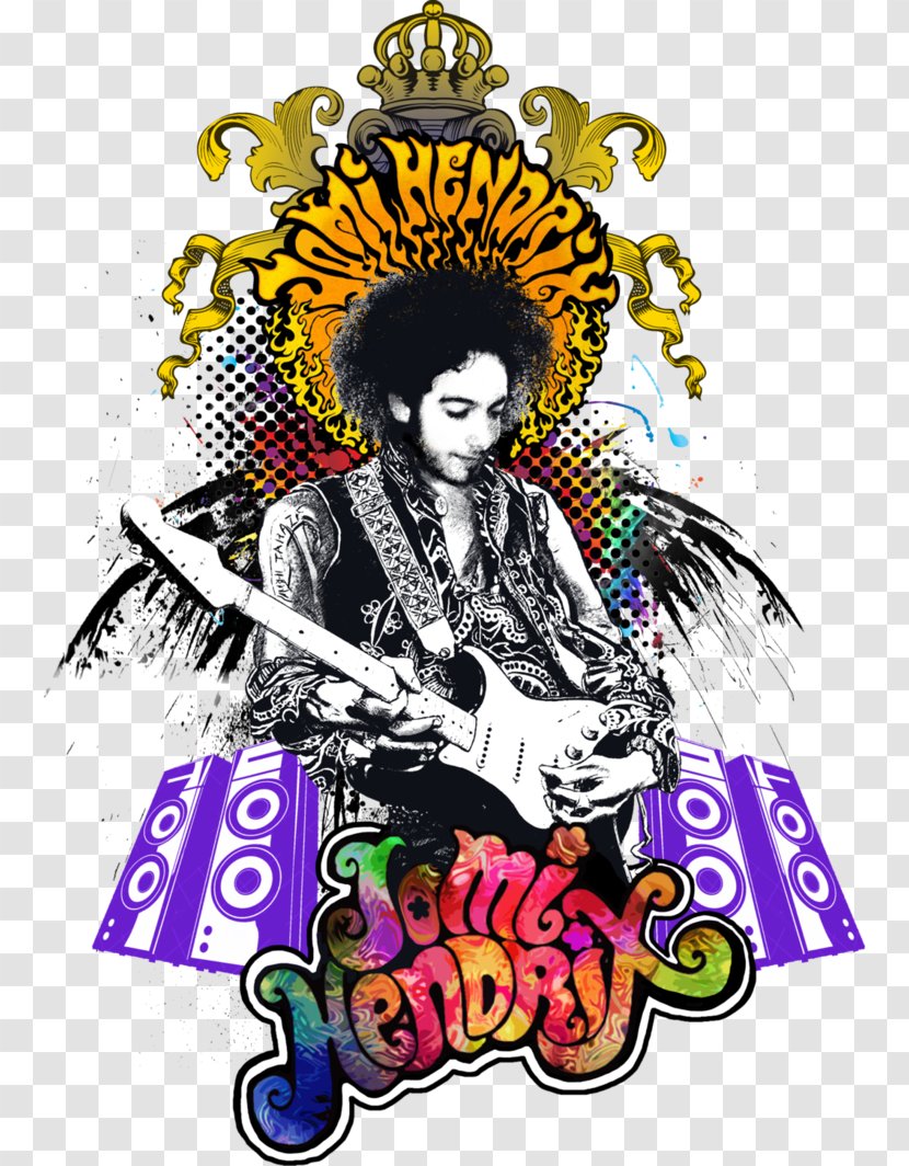 Illustration Poster Logo Pattern Jimi Hendrix - Art - Cave Story Cover Transparent PNG