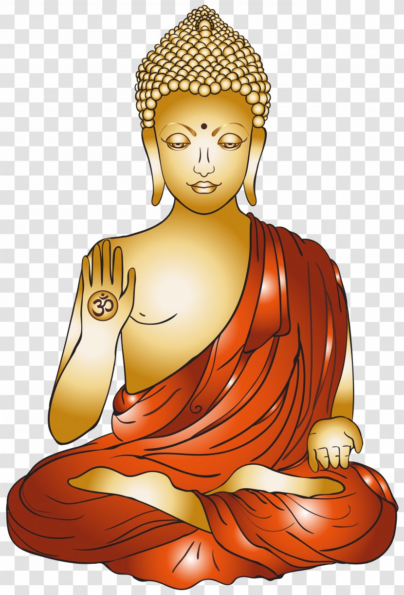 Golden Buddha Buddhism Buddharupa Clip Art - Mythical Creature Transparent PNG