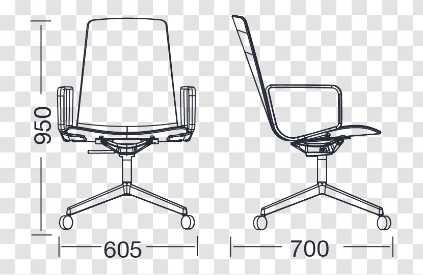 Office & Desk Chairs Convention Plastic Caster - Chair Transparent PNG