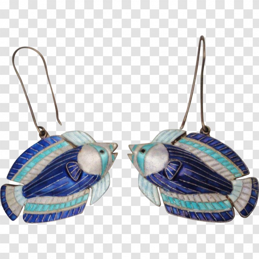 Earring Jewellery Clothing Accessories Cobalt Blue Turquoise - Enameled Transparent PNG