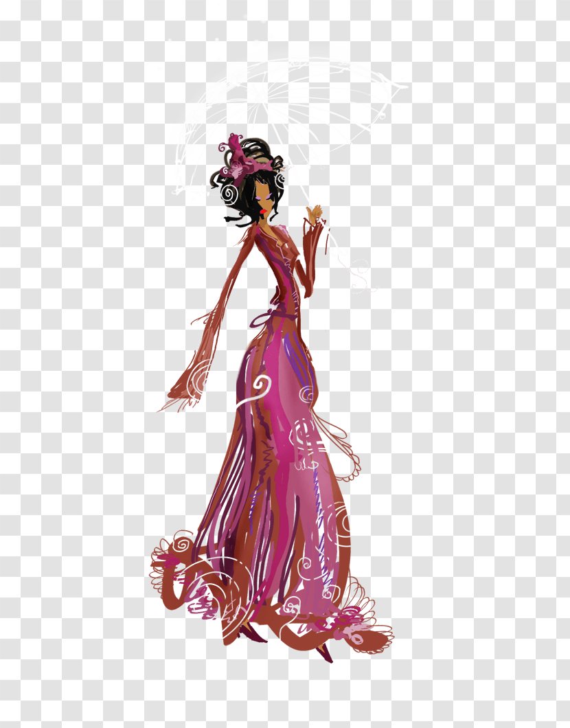 Image Fashion Animation Drawing Illustration - Mythical Creature Transparent PNG