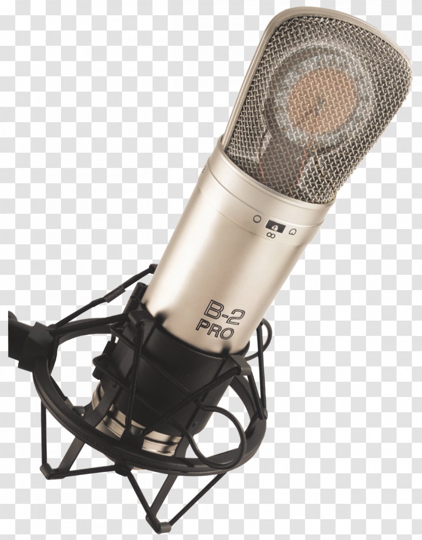 Microphone Behringer Recording Studio Diaphragm Condensatormicrofoon - Cartoon - Silver Transparent PNG