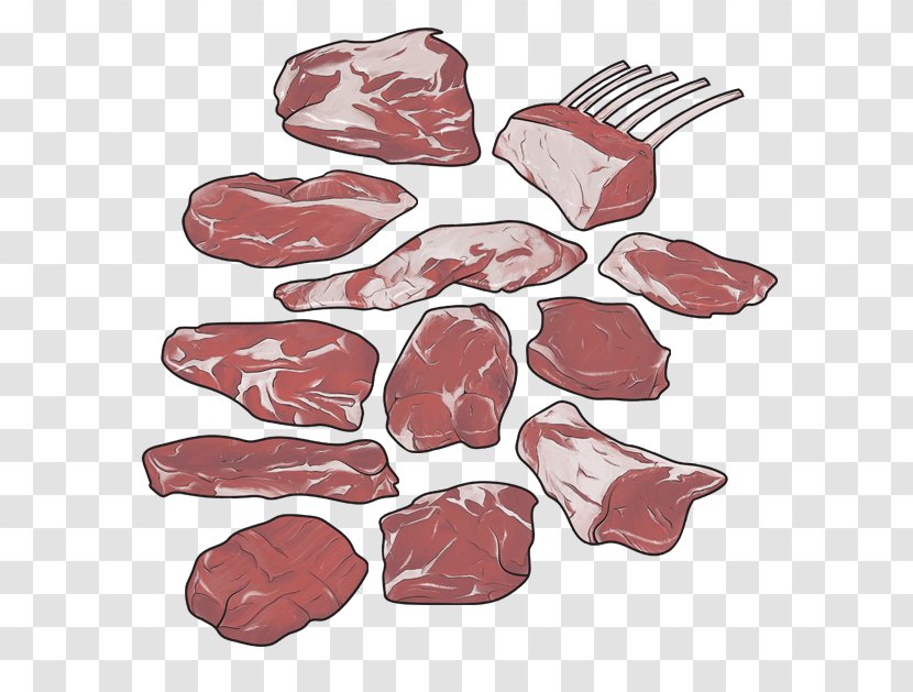 Venison Red Meat Butcher Deer - Watercolor Transparent PNG