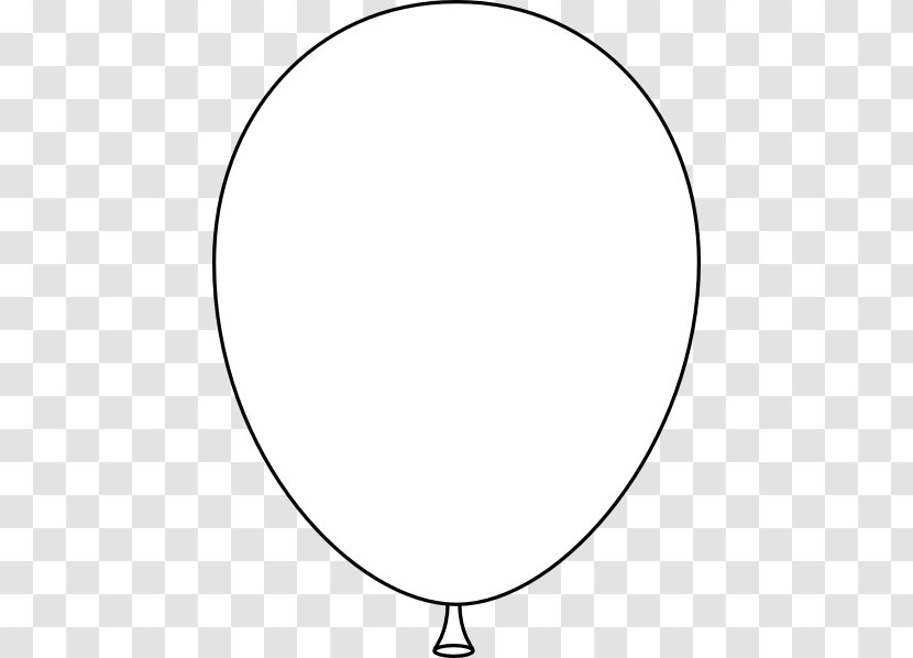 Circle Area Angle White Line Art - Black And - Balloons Cliparts Transparent PNG