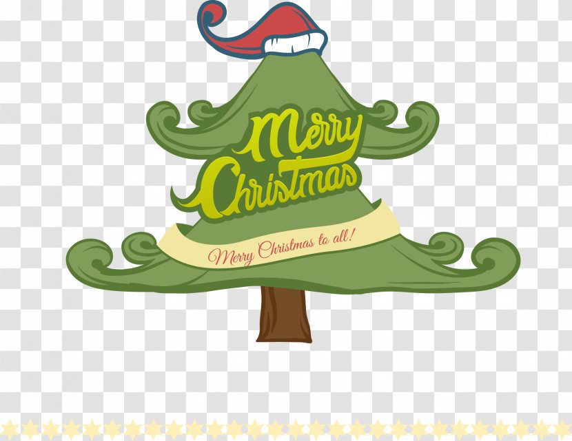 Santa Claus Christmas Tree Decoration Illustration - Hat On The Transparent PNG