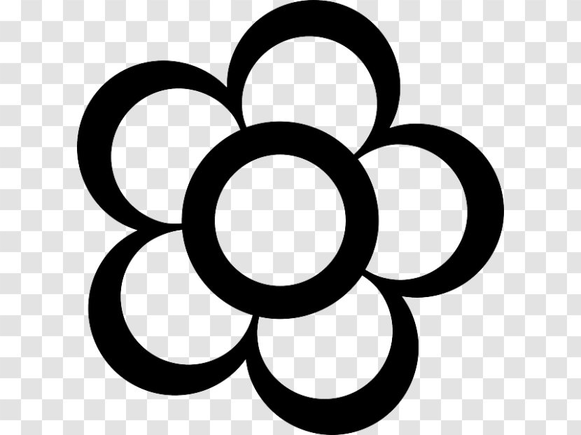 Black And White Flower Drawing Cartoon - BUNGA Transparent PNG