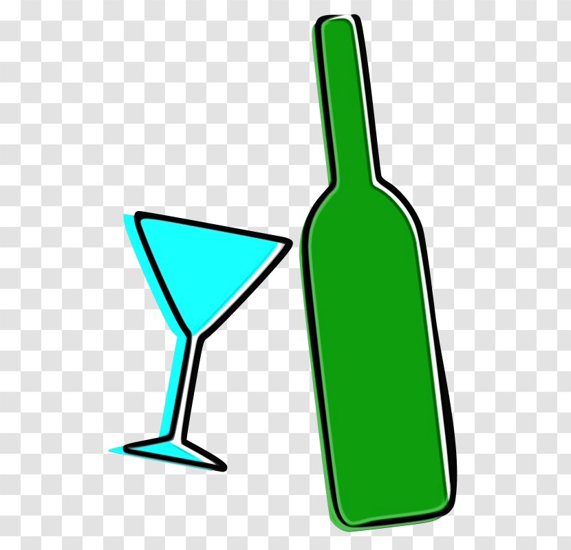 Green Background - Drink - Stemware Tableware Transparent PNG