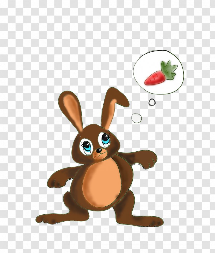 Hare French Fries Cream Breakfast Rabbit - Easter Bunny - Greedy Transparent PNG