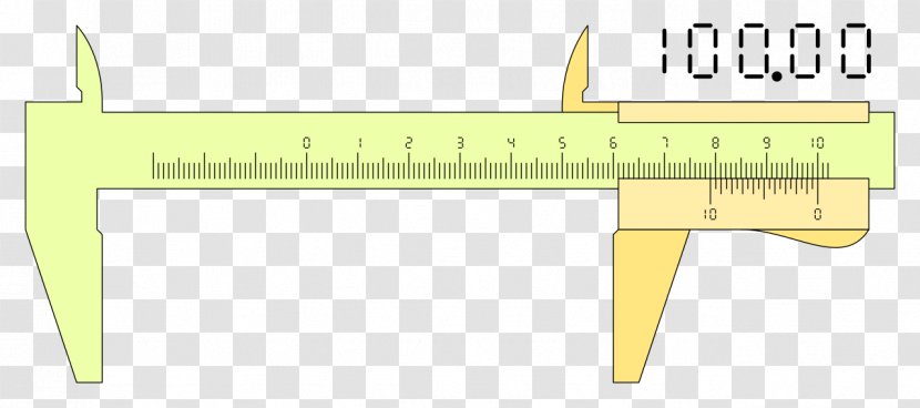 Line Angle Calipers Diagram Transparent PNG