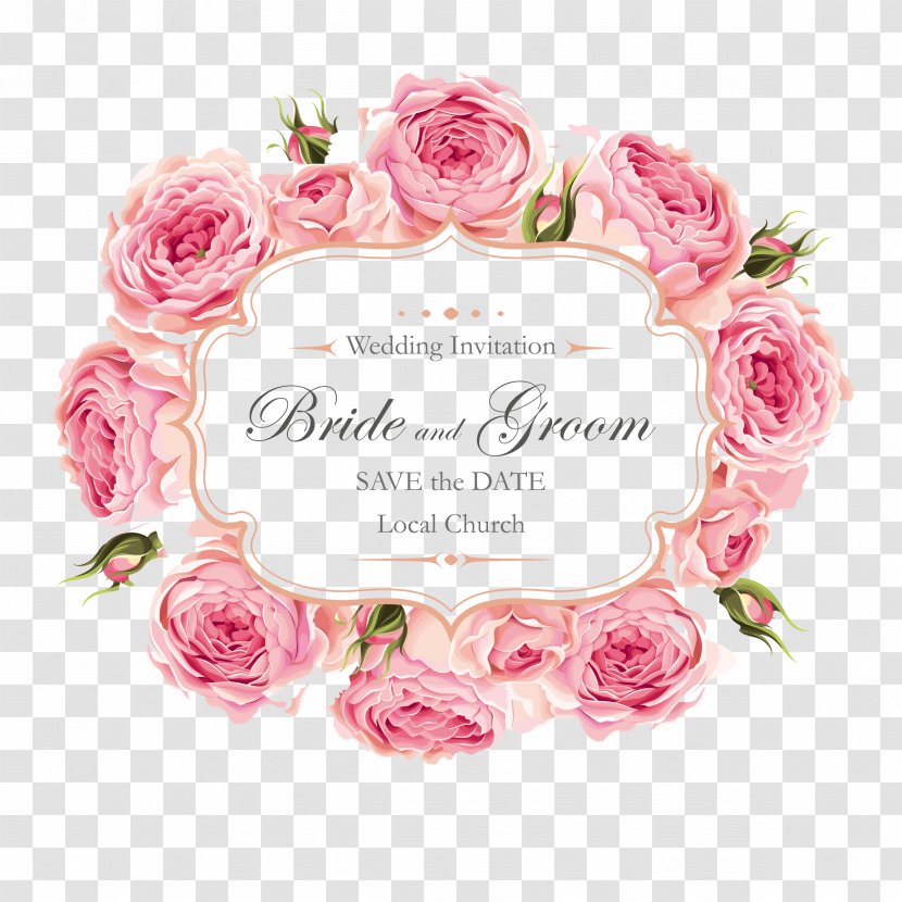 Flowers Wedding Invitation Watercolor - Label Flower Arranging Transparent PNG