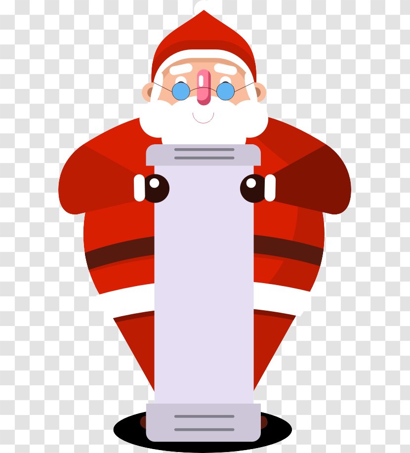 Santa Claus Christmas Drawing Clip Art - Cartoon Transparent PNG