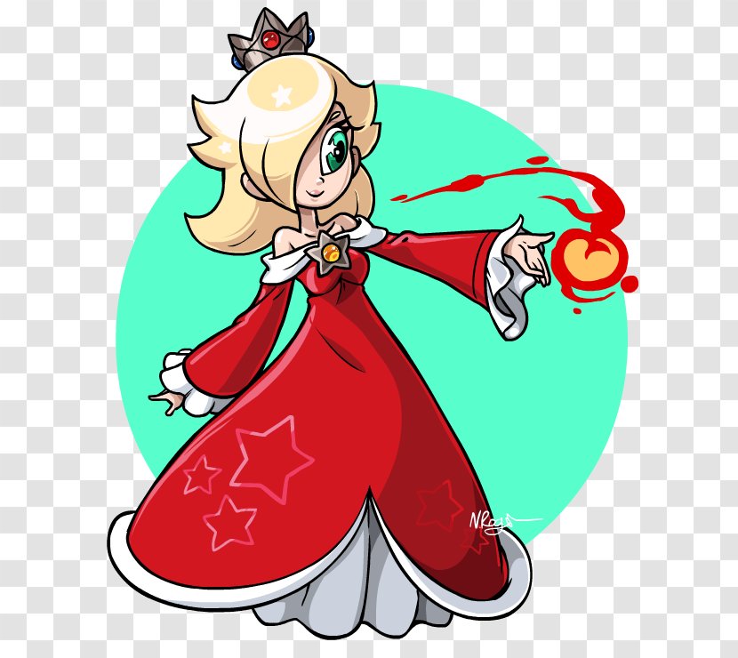 Rosalina Princess Peach Super Mario Galaxy Bros. Daisy - Santa Claus - Bros Transparent PNG
