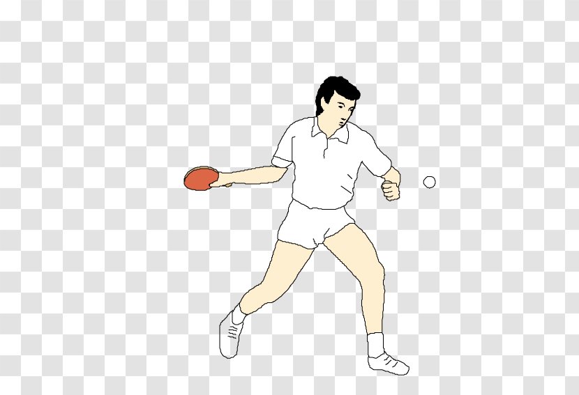 Pong Table Tennis Athlete Clip Art - Tree - Male Players Transparent PNG