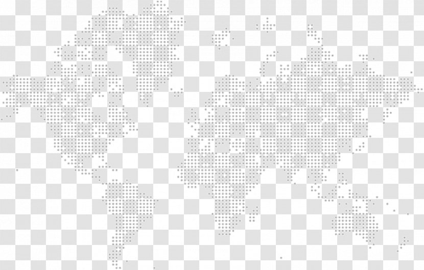 World Map Information - Monochrome - Messaging Apps Transparent PNG