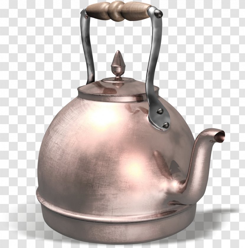 Kettle Copper Teapot Metal Brass Transparent PNG