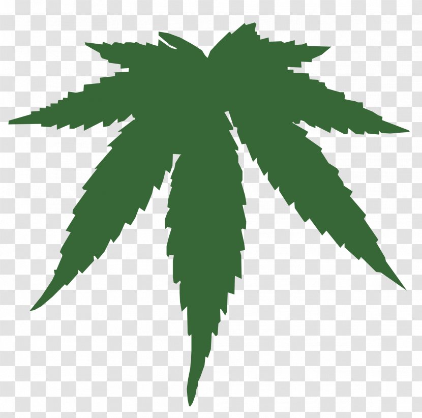 Cannabis Leaf Clip Art - Tree Transparent PNG