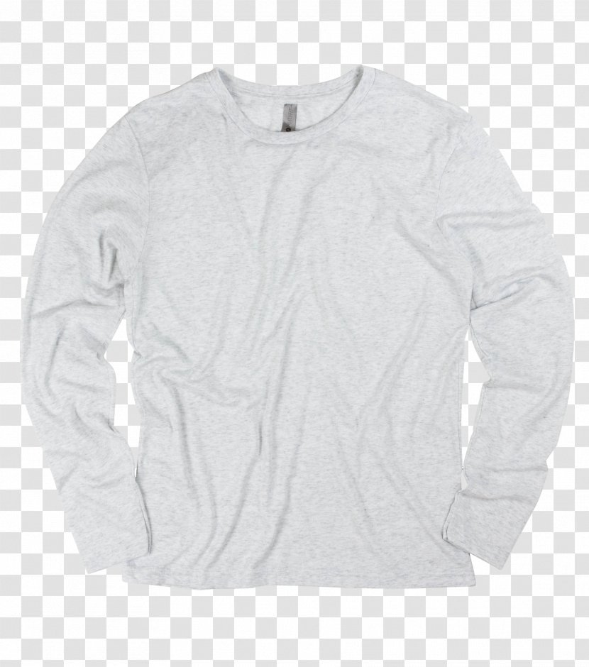 Long-sleeved T-shirt Sweater - White Transparent PNG