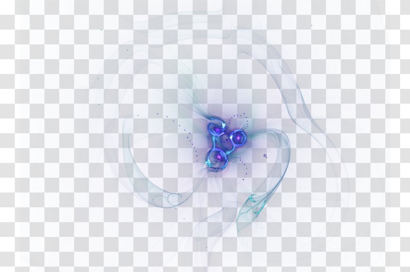 Close-up Organism Ear - Blue Fade Light Effect Element Transparent PNG