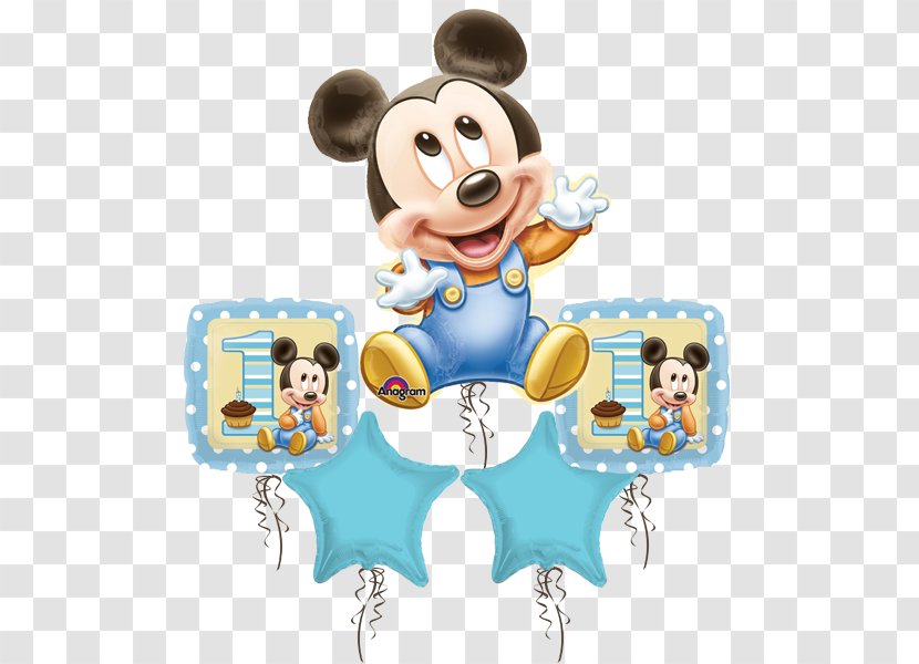 Mickey Mouse Minnie Balloon Infant Baby Shower - Flower Transparent PNG