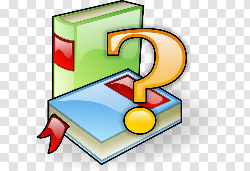 Book Cover Reading Question Mark Clip Art - Bookmark Transparent PNG