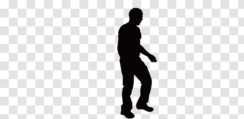 Silhouette Backflip Person - Male - Fitness Figures Transparent PNG