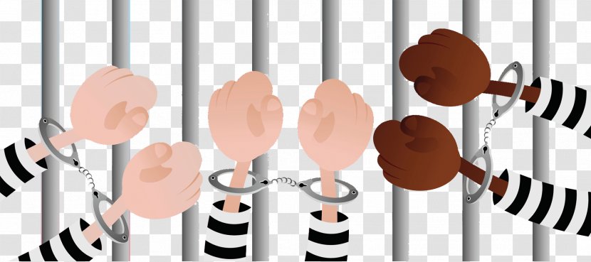 Prisoner Handcuffs - Drawing - Prison Prisoners Transparent PNG