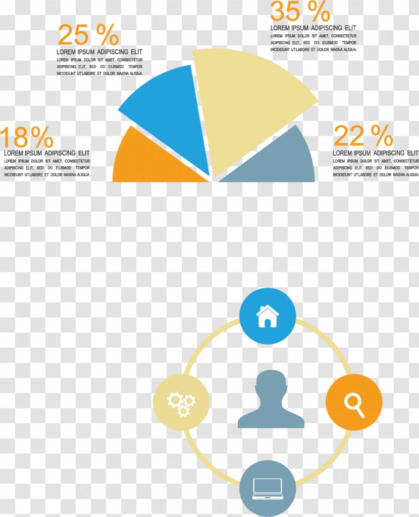 Percentage Designer - Fundal - Share Listing Ppt Background Material Transparent PNG