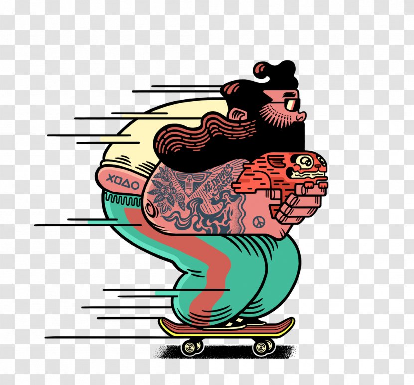 Illustration Clip Art Image Download - Skateboarding Equipment - Fatty Background Transparent PNG