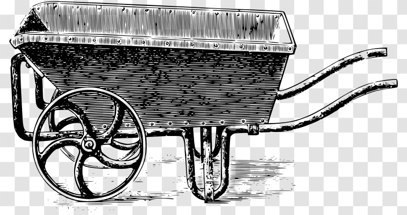 Shopping Cart Hand Truck - Monochrome - Garden Tools Transparent PNG