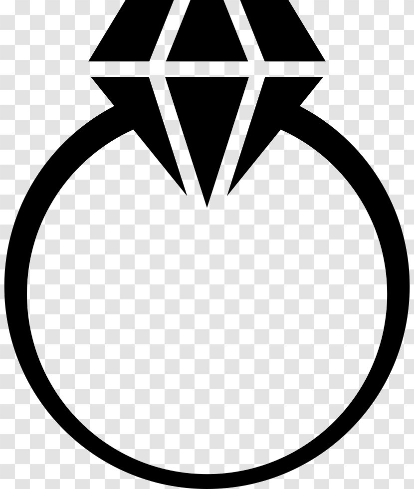 Engagement Ring - Black Transparent PNG