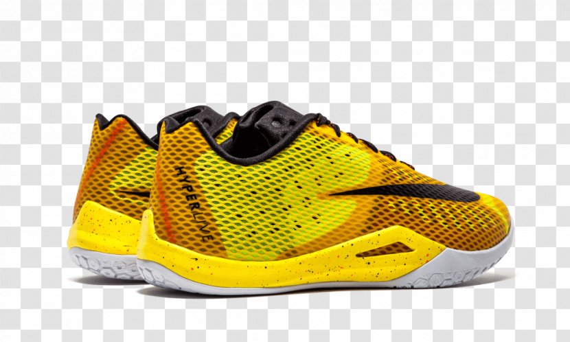 Nike Free Sneakers Basketball Shoe - Yellow Transparent PNG