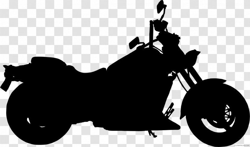 Motorcycle Clip Art Vector Graphics Silhouette Scooter - Pug Download Transparent PNG
