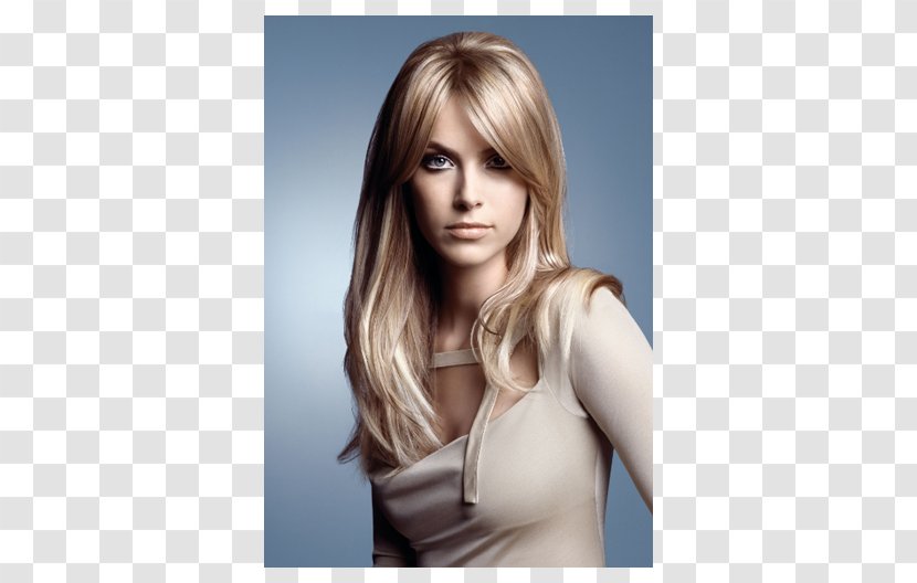 Human Hair Color Beauty Parlour Long Blond - Ladies Style Transparent PNG